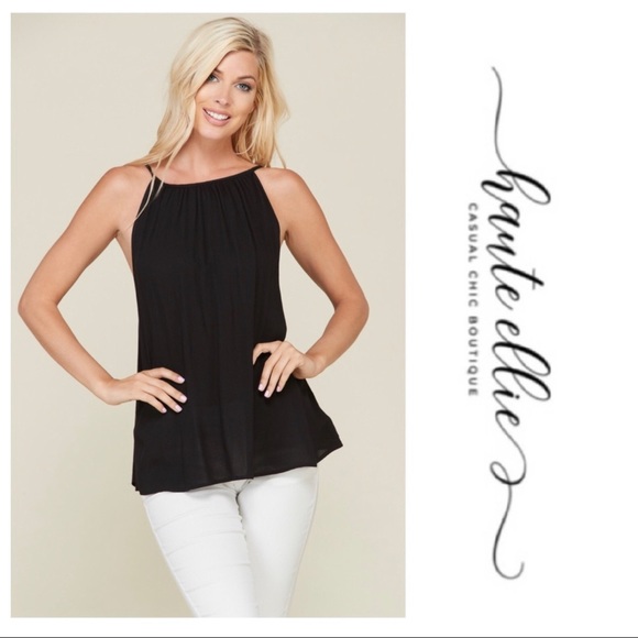 MADDIE-Crinkle Strappy Top - Picture 3 of 11